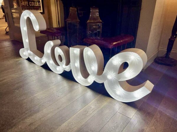 LOVE LED sign