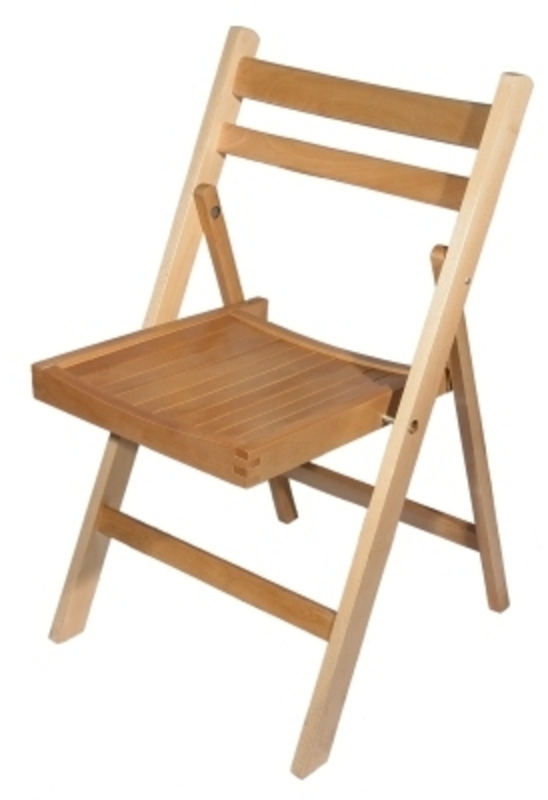 folding wooden chair hire